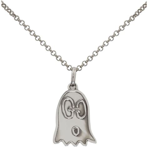 gucci ghost necklace men free shipping|gucci ghost jewellery.